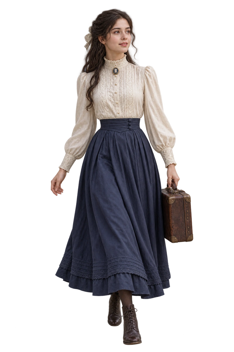 小さな鞄を持つ少女