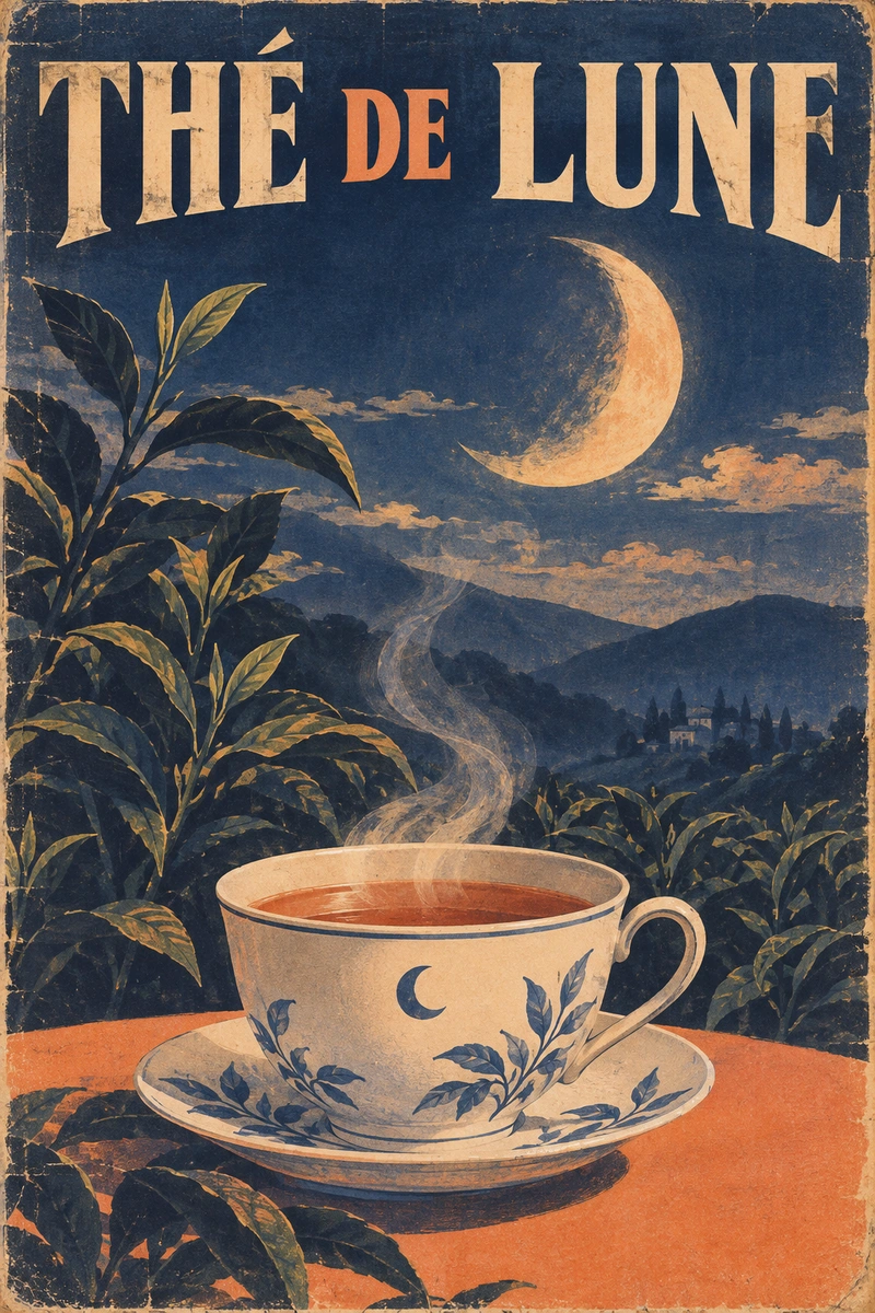 月の紅茶広告