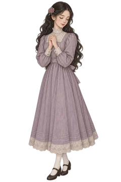 願いごとをする少女