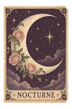 薔薇と三日月