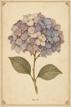紫陽花の夢色標本