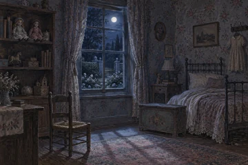 人形の眠る子供部屋